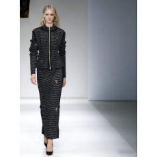 批发明星时尚同款全身烫钻<b class='q'>衬衣</b>修身显瘦短裙休闲通勤女人套装