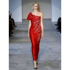 批发欧美明星时尚重工钉珠镶钻背心长款连衣裙长裙<b class='q'>礼服</b>