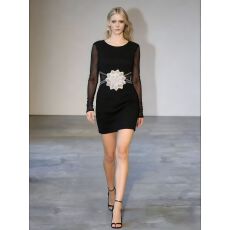 批发缝钻饰大气优雅洋气<b class='q'>连衣裙</b>休闲聚会礼服