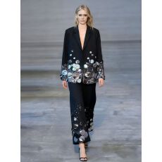 批发法式高级感亮片西装<b class='q'>套装</b>女长袖V领西服长裤修身显瘦<b class='q'>职业</b>两件<b class='q'>套装</b>