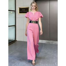 批发高端女神范气质显瘦高腰垂坠感阔腿裤<b class='q'>连体裤女</b>新款时尚长裤