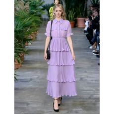 批发超仙<b class='q'>森系</b>初恋裙女新款高腰显瘦<b class='q'>衬衫</b>裙气质蛋糕裙连衣裙