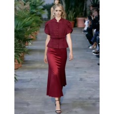 批发时尚御姐气质优雅女神范高端洋气小香风<b class='q'>职业</b>套装裙女半身裙两件套