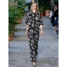 批发法式轻奢名媛时髦感编织针织翻领外套+休闲高腰显瘦阔腿裤两件套