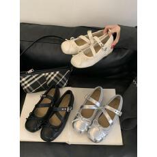 批发银色鞋<b class='q'>夏季</b>新款运动风韩系芭蕾鞋德训小众软底舒适休闲玛丽珍单鞋