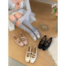 法式百搭玛丽珍鞋女2026春季新款气质浅口平底鞋通勤鞋单鞋女鞋潮