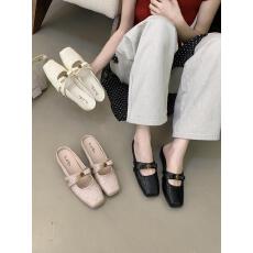 批发半拖蝴蝶结玛丽珍鞋内增高芭蕾舞鞋2026单鞋气质配裙子绝美晚晚鞋