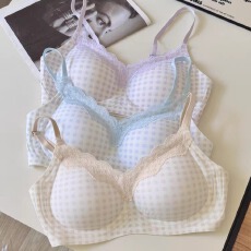 批发2026早春新款爆款蕾丝华夫格无痕内衣带胸垫显瘦<b class='q'>吊带</b><b class='q'>背心</b>女