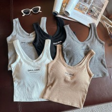 批发吊带背心女内搭夏季带胸垫抹胸裹胸美背<b class='q'>内衣</b>文胸打底短款上衣外穿