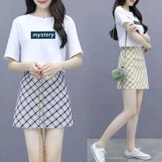 批发2026夏季新款清新<b class='q'>套装</b>减龄名媛气质显瘦女神小香风短裙两件套