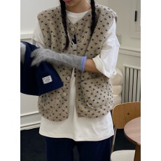 批发已出  2026 爱心加棉加厚保暖马甲外套