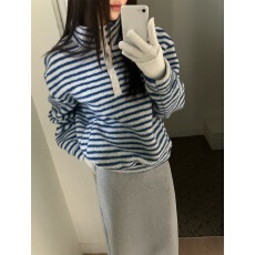 批发已出货 韩版chic休闲宽松摇粒绒套头卫衣