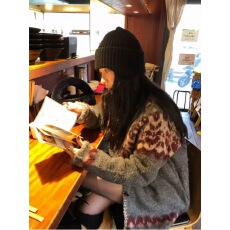 批发已出货 韩国东大门冬季费尔岛系扣针织毛衣外套