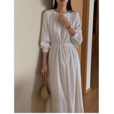 批发已出 2026春<b class='q'>韩国</b>东大门法式长袖连衣裙