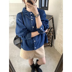 批发已出 2026  秋季 洗水牛仔 短外套 单宁连帽牛仔上衣