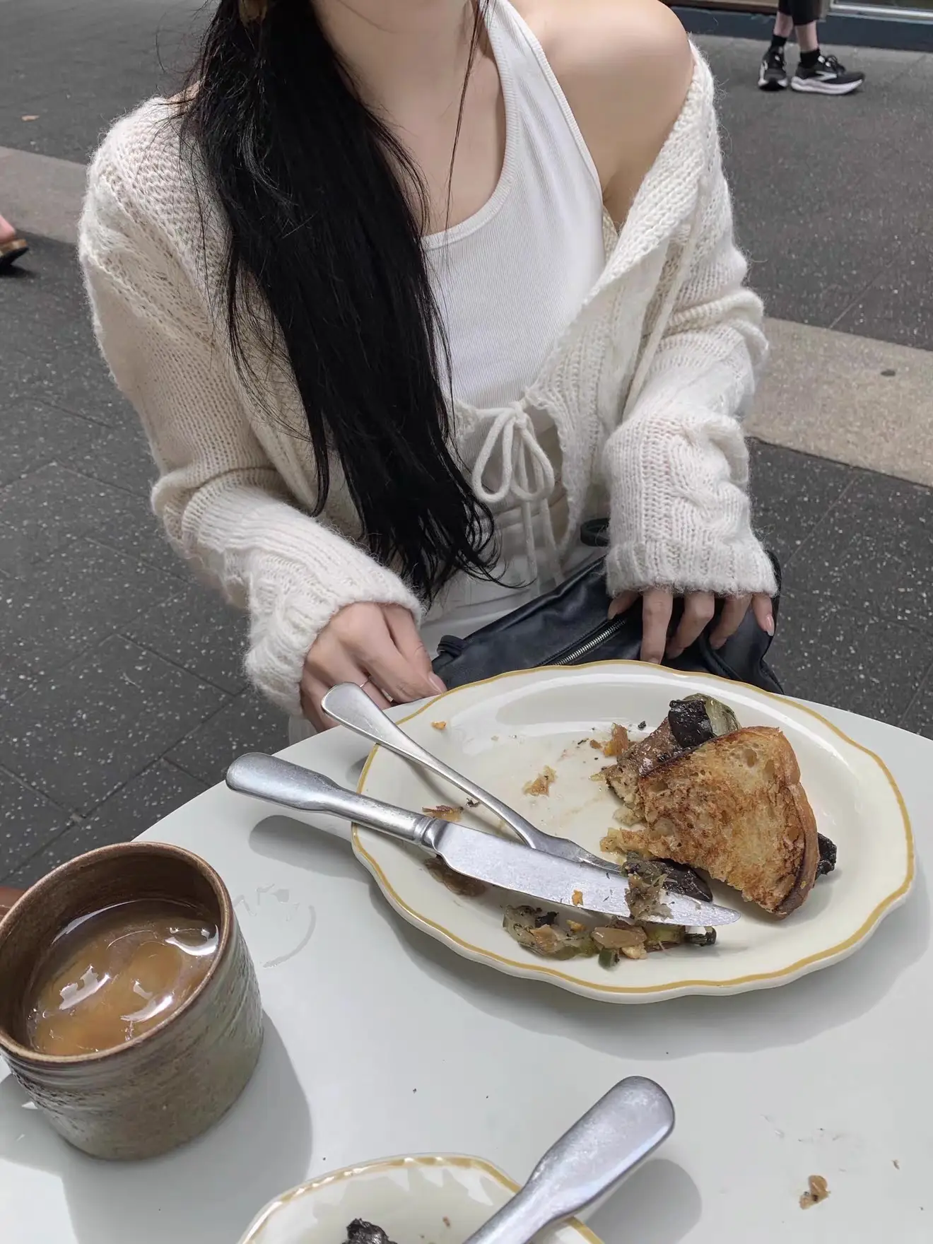 V넥 레이스 가디건 상세 이미지 2