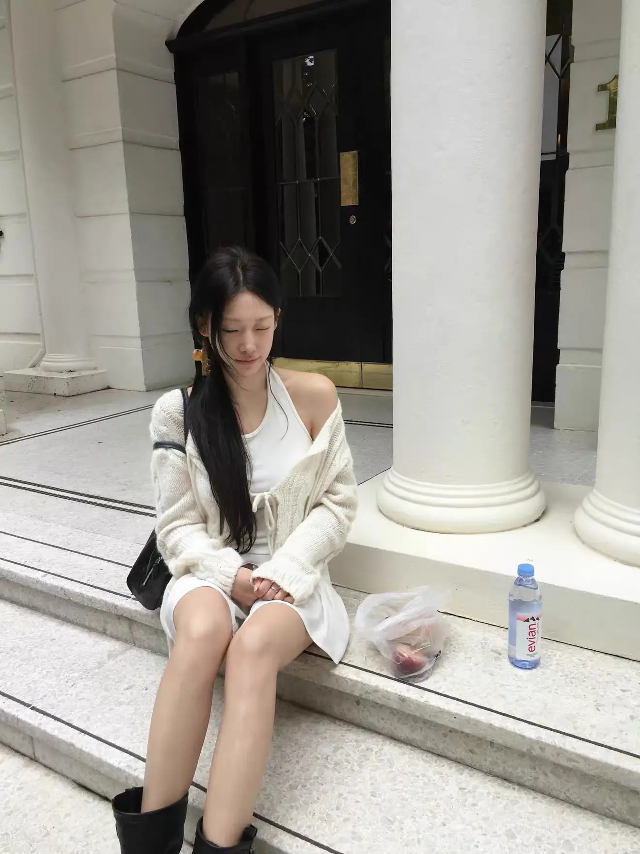 V넥 레이스 가디건 상세 이미지 8