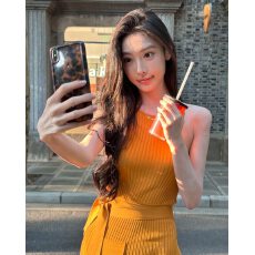 批发韩国气质巴尔曼绑带冰丝连衣<b class='q'>裙</b>欧美心机<b class='q'>夜店</b>甜辣风包臀开叉针织长