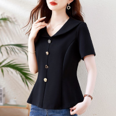 批发2025<b class='q'>夏</b>季新款短袖半袖宽松显瘦T恤女大码胖mm遮肉百搭减龄上衣女