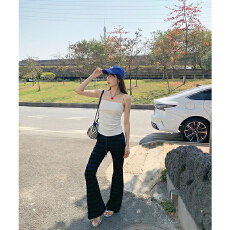 批发实拍实价#灰色打底吊带背心2026内搭新款带胸垫美背文胸一体上衣