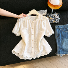 批发短袖衬衫女夏季2026新款夏装超火减龄漂亮今年流行的爆款女装上衣