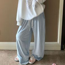 批发果子狸 2025秋冬新款单女海岛绒休闲宽松款长裤家居服