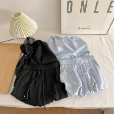 批发美式运动裤女春夏2026新款<b class='q'>高腰</b>显瘦束脚裤小个子休闲香蕉裤