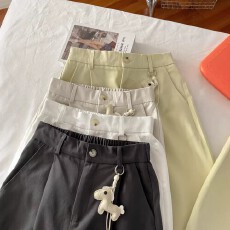 批发水洗宽松休闲阔腿裤女春2026新款今年流行梧桐裤直筒春季裤子