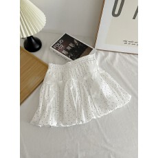 批发波点花苞裙<b class='q'>半身裙</b>女夏2026新款A字裙短裙蓬蓬裙半裙伞裙裙子