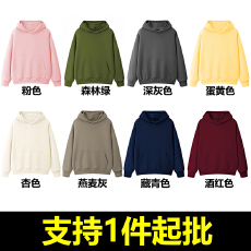 批发丨350克仿棉华棉复合牛奶丝丨潮牌纯色连帽薄款卫衣本价不含税