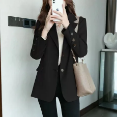 批发抖音网红<b class='q'>小西装</b>外套女2022新款爆款气质洋气宽松韩版<b class='q'>女士</b>休闲西服