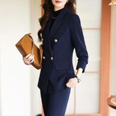 批发职业装<b class='q'>西装</b>套装女春秋2025新款大学生正装黑色西服外套气质工作服