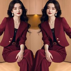 批发单/套装 初秋高级感漂亮高端<b class='q'>时尚</b>气质小香风西装外套裤子套装女潮