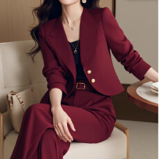 批发单/套装 初秋高级感漂亮高端<b class='q'>时尚</b>气质小香风西装外套裤子套装女潮