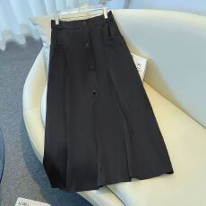 批发<b class='q'>大码</b>女装胖mm高腰显瘦时尚百搭半身裙夏新款高级感A字裙