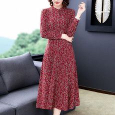 批发阔太太高端洋气长袖连衣裙2026春秋冬新款<b class='q'>中年女装</b>气质贵夫人长裙