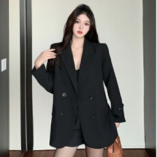 批发高级感宽松西装外套女2026<b class='q'>春</b>秋新款英伦风显瘦气质小西装