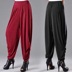 批发<b class='q'>哈伦</b>裤女2026春夏高腰休闲舞蹈裤宽松大码垮裤灯笼萝卜<b class='q'>长裤</b>子