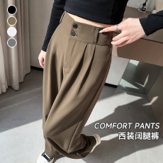 批发<b class='q'>西装</b>裤<b class='q'>女</b>春秋2026年新款高腰垂感直筒梨形身材裤子窄版拖地阔腿<b class='q'>裤</b>