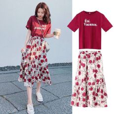 批发春装新款小个子设计感初恋法式碎花连衣裙子气质<b class='q'>套装</b>女夏季