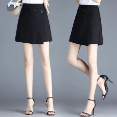 批发特大码女装夏季西装<b class='q'>裤</b>2026年新款胖妹妹高腰显瘦遮胯休闲阔腿短<b class='q'>裤</b>