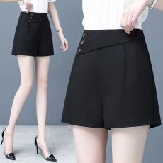 批发2026年新款短裤女外穿春秋<b class='q'>韩版</b>A字西装裤子高腰百搭显瘦休闲裤女