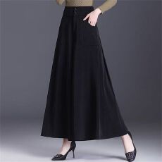 批发阔腿裤女新款高腰2026<b class='q'>裙裤</b>小个子大脚裤垂感宽松<b class='q'>长</b>裤九分裤子<b class='q'>裙裤</b>