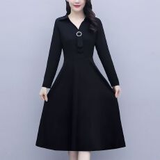批发<b class='q'>大码</b>长袖连衣裙女2026新款秋季贵夫人<b class='q'>中年</b><b class='q'>妈妈</b><b class='q'>装</b>