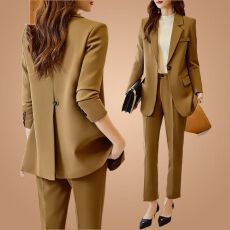 批发<b class='q'>西装</b>外套女套装女2026春秋新款时尚韩版气质女神范休闲西服两件套
