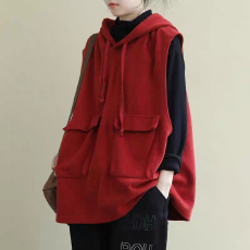 批发<b class='q'>大码</b>连帽卫衣女春秋款女装新款无袖马甲女<b class='q'>外套</b>女潮ins春季上衣女