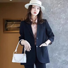 批发西装外套<b class='q'>女</b>2026春秋新款韩版宽松百搭学生中长款上衣休闲<b class='q'>小</b><b class='q'>西服</b><b class='q'>女</b>