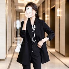 批发宽松休闲黑色上衣爆款小西服女气质韩版ins春<b class='q'>秋</b>外套2026新款西装