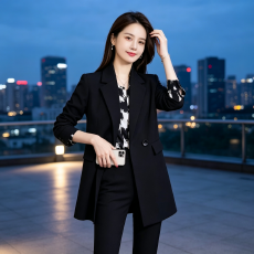 批发大码西装外套<b class='q'>女</b>2026春秋新款胖mm休闲遮肚200斤显瘦<b class='q'>职业</b>装西服潮