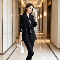 批发宽松休闲黑色上衣爆款小西服女气质韩版ins春<b class='q'>秋</b>外套2026新款西装
